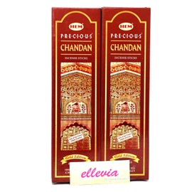 HEM Indian Incense Sticks [Precious Chandan] Economy Pack (Set of 2)