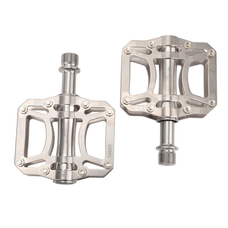 2PCS Folding Bike Pedals Ti Alloy Non Slip 3 Sealed