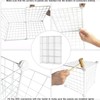 C&AHOME Wire Cube Storage, 12-Cube Storage Organizer Metal, C Grids