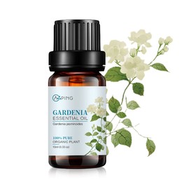AOPING Gardenia Essential Oil - 100% Pure Organic Natural Plant (Gardenia jasminoides) Gardenia Oil for Diffuser, Aroma, Spa, Massage, Yoga, Perfume, 0.33oz