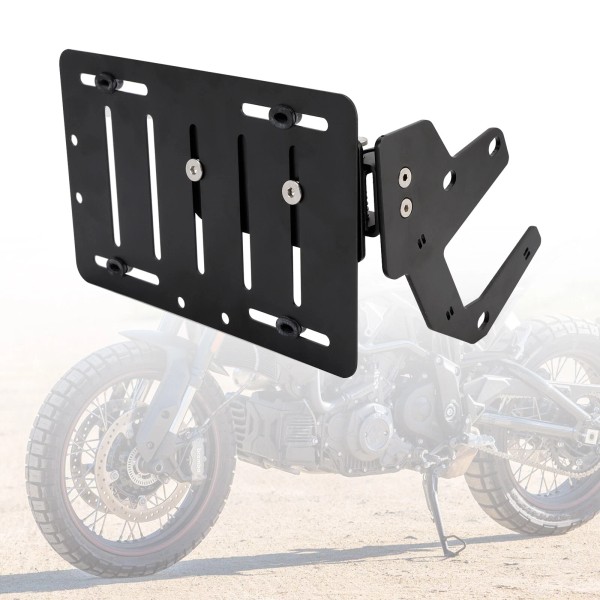 MadHornets Side License Plate Holder Frame Bracket fit for INDIAN