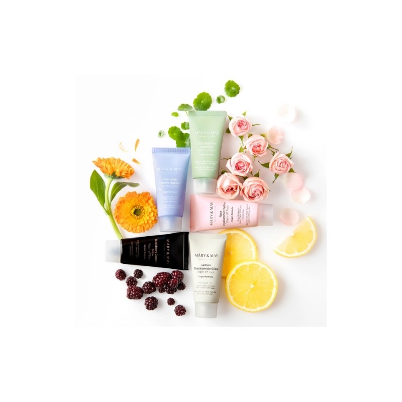 Mary&May [Mary&May]*mini* CICA TeaTree Soothing Wash off Pack 30g