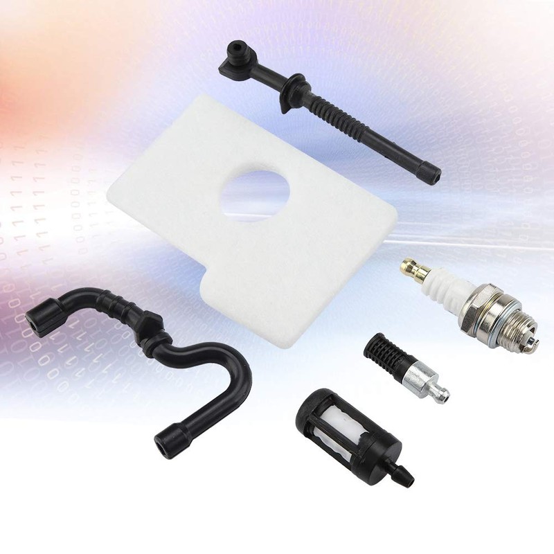 Chainsaw Replacement Parts Air Fuel Oil Filter and Spark Plugs