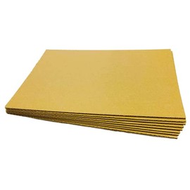 Pack of 25 - 297 x 210 mm A4 Size Single Wall 3mm-Thick Corrugated Cardboard Sheets Kraft Art Board Packing Cardboard Inserts by The Packing Box