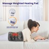 Heating Pad, Weighted Heating Pad with Massaging Vibrations, 6 Heat
