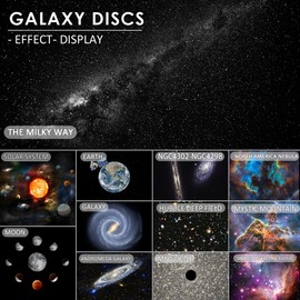 Star Projector,Planetarium Projector Galaxy Projector for Bedroom,360 Degree Rotation Galaxy Night Light with 4K Replaceable 13 Galaxy Discs Large Projection Area Sky Night Light for Kids Adults