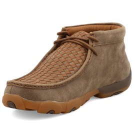 Twisted X Men's Chukka Driving Moc, Moc Toe, Bomber & Tan, 8 M