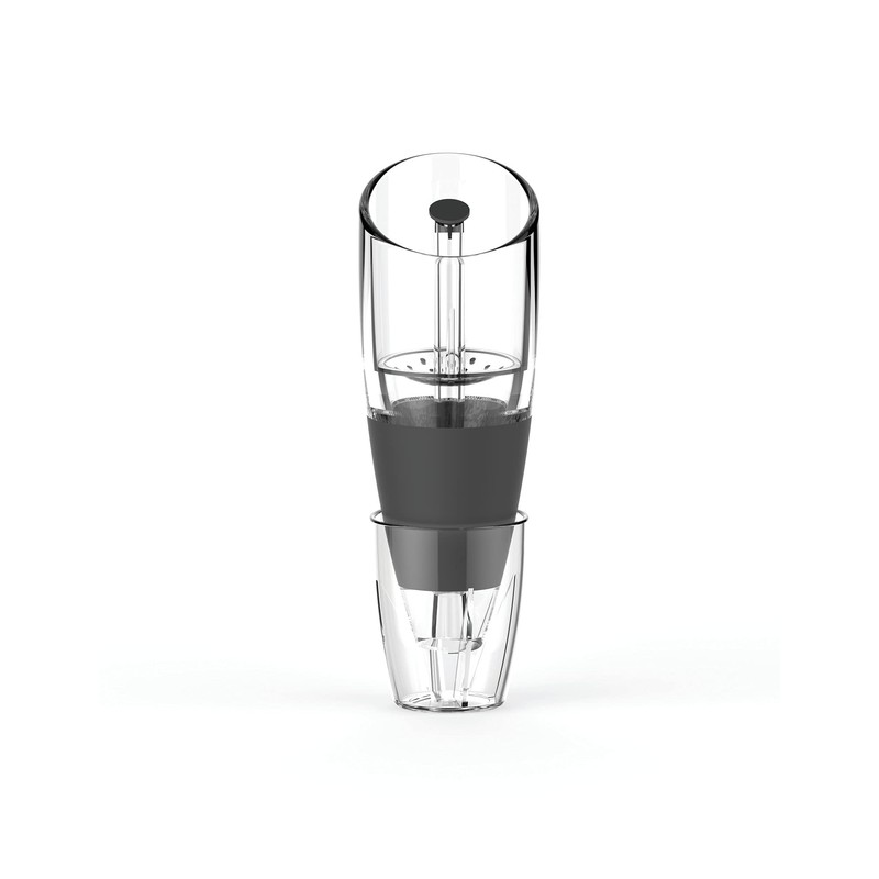 TRUE Aereo Wine Aerating Pourers, Clear