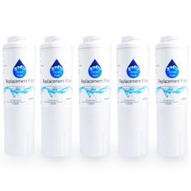 5-Pack Replacement for Whirlpool GI0FSAXVY08 Refrigerator Water Filter - Compatible with Whirlpool 4396395 Fridge Water Filter Cartridge