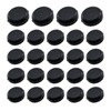 Guifeng 24PCS Black Wrought Iron Patio Furniture Leg Caps 38mm