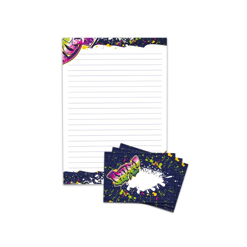 Writing Paper Set Letter Pad with Envelope for Boys Girls