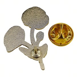 Ficsowy Poppy Enamel Brooch Pin, Floral Lapel Pin for Remembrance, Memorial Day, Red Poppy Flower