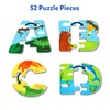 Skillmatics Animal Alphabet Puzzle - 52 Piece Jigsaw Puzzle for