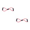 Kisangel 2pcs Chest Expander Resistance Bands for Home Fitness Shaped