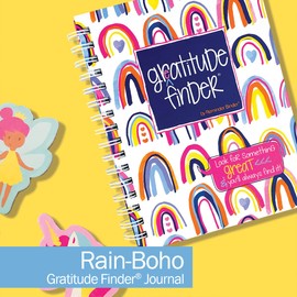 Gratitude Journal 52 Week Daily Positive Thinking for Thankfulness + Sticker Set | Gratitude Finder