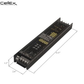 CEILEX Triac Dimmable LED Driver 24V 400W IP20 ETL Listed Compatible with Lutron Dimmer, Dimmable Power Supply 5 in 1 Triac/0-10V/1-10V/Potentiometer/10V PWM, Transformer for LED Lights