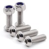 Glvaner M6-1.0 x 30mm (20 Sets) Stainless Steel Button Head