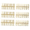 Operitacx 6pcs Clock Numerals Replacement DIY Wall Clock Parts for