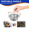 Hocent 2 Pack Kitchen Sink Strainer, Stainless Steel Sink Drain