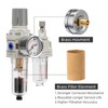 LNCHKA Air Pressure Regulator with Pressure Gauge(0-150PSI),Water Separator for Air