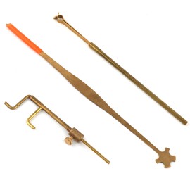 Violin Luthier Tool Kit - Install & Repair Set, Includes S Style Sound Post Setter, 5 Pcs Violin Sound Posts & Retriever Clip