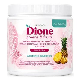 Ninayay Dione Green & Fruits Polvo Hongo Reishi Digestivo Piña