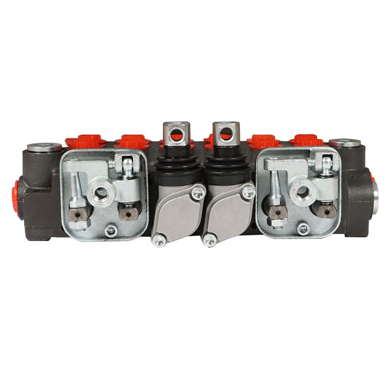 waltyotur Hydraulic Directional Control Valve w/ 2 Joystick 6 Spool