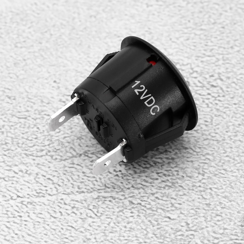 EMSea 4PCS Red LED Warning Light DC 12V 2 Pin