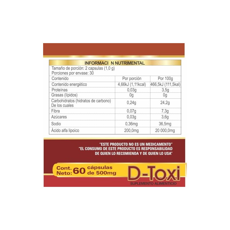 Suplemento Higado 100 Natural Frasco Cápsulas Bienestar Intestinal Formula Limpieza