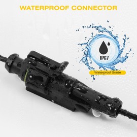 RDBS - Kit de 10 conectores de cable eléctrico de 1 clavija impermeable macho y hembra para coche, camión, motocicleta, barco marino y otras conexiones de cable