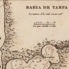 Bahia de Tampa Map LARGE Elegant Chart of TAMPA BAY