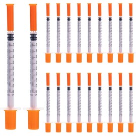 30 Pack 1ml 30G 8mm Individually Packed-Precision Multiple Uses Distribution Measuring Tools, Plastic Multi-Purpose Measuring Tools