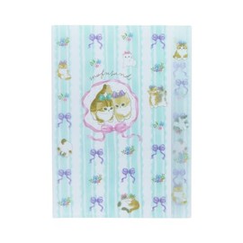 Sunstar Stationery mofusand Clear File, 5 Pockets, Ribon, S2172682