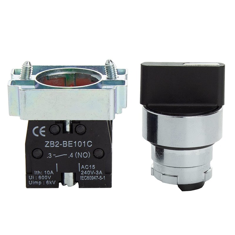 Rotary Switch - 2-Position Selector Switch Maintained - 22mm Mounting