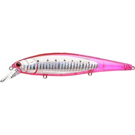 LUCKY CRAFT Pointer 128, 713 Ghost Pink Sardine, Jerkbait, Saltwater Fishing Lure, Suspending Hard Bait with Side-to-Side Action, Built-in Rattle, Weight Transfer System, Fishing Gear