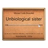 Lcherry Unbiological Sister Morse Code Bracelet Initial C Disc Charm