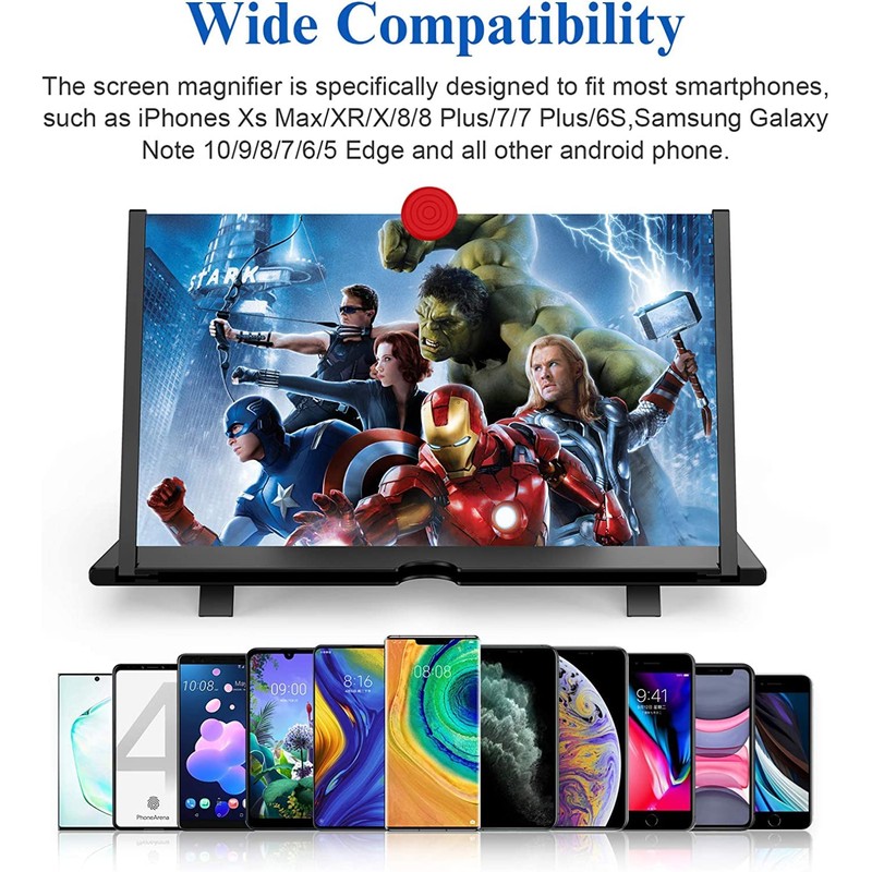 16" Screen Magnifier – 3D HD Cell Phone Magnifing Screen
