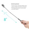 Stainless Steel Golf Swing Training Grip Trainer Pole Bar Correct