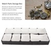 Waterproofs Watch Parts Storage Box with 5 Compartments Shockproof Organizer