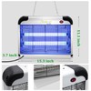 Phosooy Electric Bug Zapper, Indoor Mosquito Killer with 20W Lamps