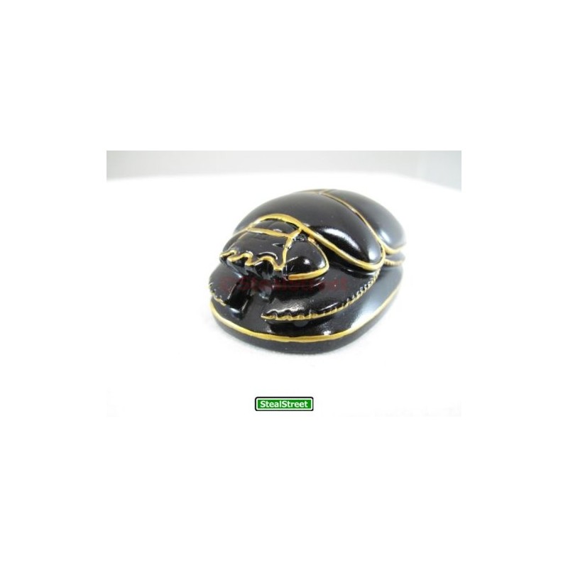 Egyptian Black Scarab Collectible Figurine