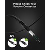 VHBW 42V Replacement for Maxshot Electric Scooter Charger Compatible with