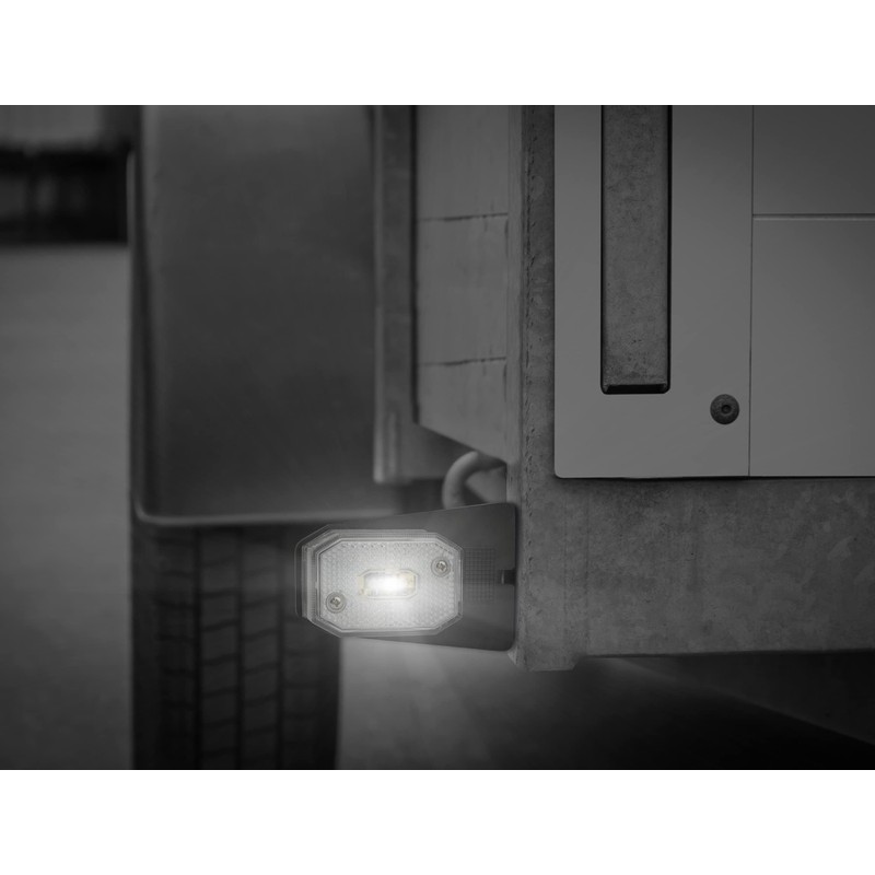 LAS 10122 Marker Light with White Rear Reflector and Holder