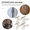 GRIRIW 4pcs Adjustable Door Stopper Hinge Heavy Duty Door Stop