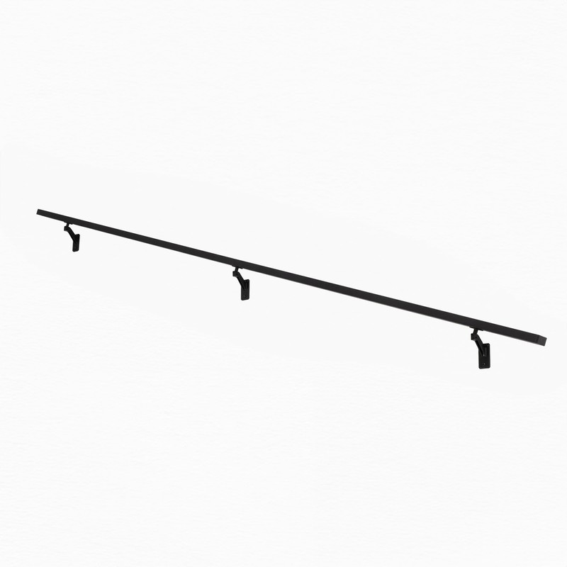 2FT Matte Black Handrails Kit for Indoor Outdoor Stairs，Modern Aluminum