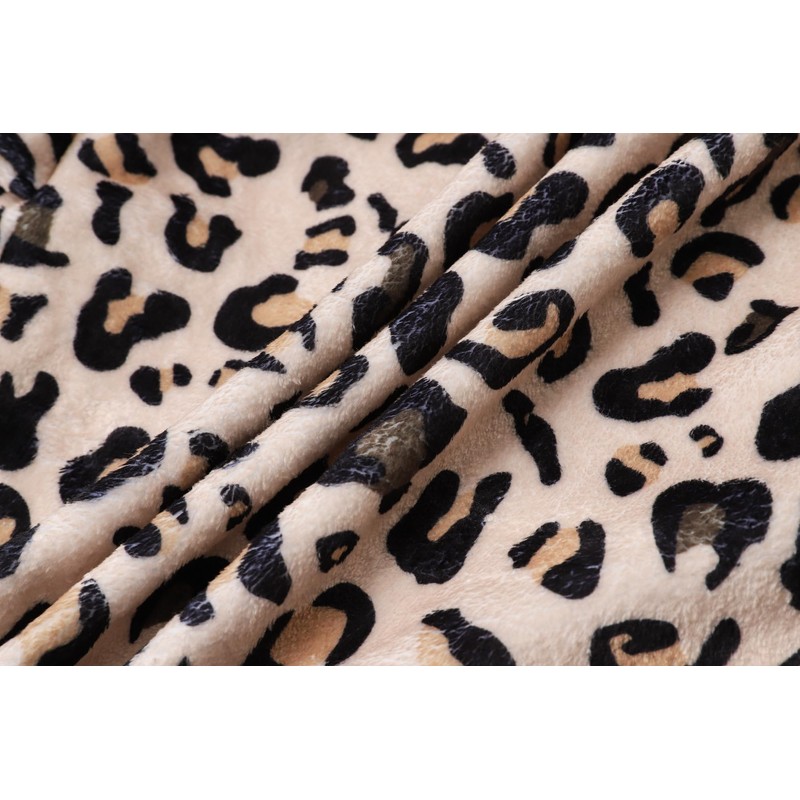 Umeyda Girls Fleece Hooded Robes, Warm Printed Bath Robe for