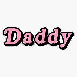 Magnet Daddy Magnet Bumper Sticker Car Magnet Flexible Reuseable Magnetic Vinyl 5"
