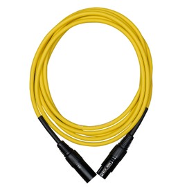 Cascha Standard Line Microphone Cable (XLR), Yellow, 6m