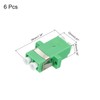 QUARKZMAN Pack of 6 Fibre Optic Adapter LC/APC Coupling Single