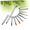 Minkissy Nail Art Pen Brush Set 10pcs Manicure Kit with